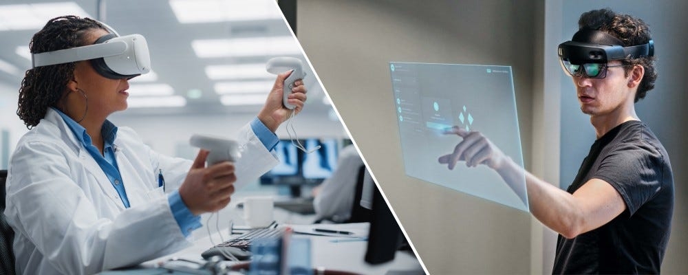 Virtual and augmented reality Virtual and augmented reality